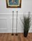 Tall Wrought Iron Floor Candleholders in the style of Brutalist Giacometti, 1970s, Image 2