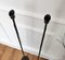 Tall Wrought Iron Floor Candleholders in the style of Brutalist Giacometti, 1970s 7