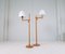 Scandinavian Modern Sculptural Floor Lamps in Pine by Yngve Ekström, 1970s, Set of 2 3