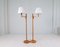 Scandinavian Modern Sculptural Floor Lamps in Pine by Yngve Ekström, 1970s, Set of 2, Image 6