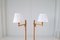 Scandinavian Modern Sculptural Floor Lamps in Pine by Yngve Ekström, 1970s, Set of 2, Image 7