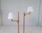 Lampadaires Sculptural Scandinave en Pin par Yngve Ekström, 1970s, Set de 2 5