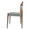 Grüne dänische Mid-Century Stühle im Moller Stil, 1960er, 8 . Set 6
