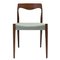 Chaises Mid-Century Style Moller Vert, Danemark, 1960s, Set de 8 3