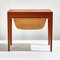 Table à Coudre en Teck par Severin Hansen pour Haslev Furniture Factory, 1960s 2
