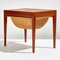 Teak Sewing Table by Severin Hansen for Haslev Furniture Factory, 1960s 1