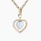 Modern 18 Karat Yellow Gold Heart Pendant with Pearl, Image 5