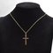 French 18 Karat Rose Gold Cross Pendant, 1960s 3