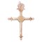 French 18 Karat Rose Gold Jeannette Cross, Image 1