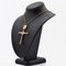 French 18 Karat Rose Gold Jeannette Cross, Image 4