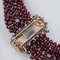 Collar vintage de oro y plata con diamantes y esmeraldas, años 60, Imagen 4
