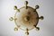 Large Empire Style Alabaster and Bronze 16-Light Chandelier, 1920s, Image 7