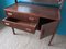 Danish Rosewood Dressing Table & Leather Stool, 1960s 3