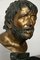 Antique Bronze Bust of the Philosopher Seneca, Naples, 20th Century, Image 3