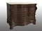 19th Century Louis Philippe Chest of Drawers in Mahogany Feather with Marble Top 1