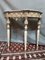 Italian Polychrome Painted Console Table with Marble 1