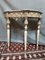 Italian Polychrome Painted Console Table with Marble, Image 1