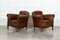 French Sprung Leather Club Armchairs, 1900, Set of 2 3