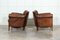 French Sprung Leather Club Armchairs, 1900, Set of 2, Image 5
