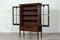 English Mahogany Arched Glazed Dresser Cabinet, 1910 4