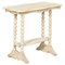 Antique English Bobbin Side Table in Bleached Pine, 1890 1