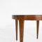 Tavolino da caffè in legno e vetro, anni '50, Immagine 3