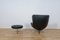 Fauteuil ML 214 Mid-Century avec Ottomane par Illum Wikkelsø pour Mikael Laursen, 1960s, Set de 2 6