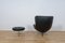 Mid-Century ML 214 Lounge Chair with Ottoman by Illum Wikkelsø for Mikael Laursen, 1960s, Set of 2 6