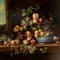 Georg Franke, Bodegón con frutas, década de 1800, óleo sobre lienzo, Imagen 1