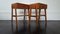 Skandinavische Mid-Century Teak Nachttische, 2er Set 4