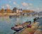 Jean Kevorkian, La Seine à Paris, óleo sobre lienzo, Imagen 1