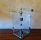 Umbrella Stand in Brass and Clear Acrylic, 1960s, Image 1