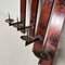 Early 20th Century Japanese Wooden Candleholders, Set of 4 2