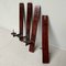 Early 20th Century Japanese Wooden Candleholders, Set of 4 9