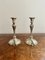 Silver Plated Ornate Candlesticks, 1890s, Set of 2 1