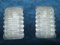 Frosted Ice Glass Wall Lights, 1960s, Set of 2, Image 3