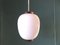 Danish Opaline Glass Suspension Lamp by Bent Karlby for Lyfa, 1950s, Image 1