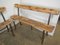 Vintage Bench Set, 1950, Set of 2, Image 2