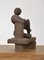 Abstrakte Skulptur von Mutter und Kind aus Steinzeug, 1960er 7