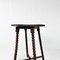 Vintage Bubble Leg Side Table in Oak, 1920s, Image 7