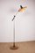 Grande Lampe Inclinable en Acier et Teck par Georges Frydman, 1960 5