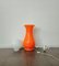 Vintage Italian Earth Lamp in White and Orange by Carlo Nason, 1970s 12