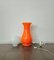 Vintage Italian Earth Lamp in White and Orange by Carlo Nason, 1970s, Image 12