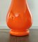 Vintage Italian Earth Lamp in White and Orange by Carlo Nason, 1970s 6