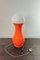 Vintage Italian Earth Lamp in White and Orange by Carlo Nason, 1970s 11