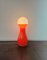 Vintage Italian Earth Lamp in White and Orange by Carlo Nason, 1970s 4