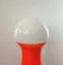 Vintage Italian Earth Lamp in White and Orange by Carlo Nason, 1970s, Image 7