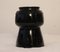 Black Champaign Bucket Glass Champagne Cork Wine Bucket, 1970s 13