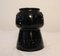 Black Champaign Bucket Glass Champagne Cork Wine Bucket, 1970s 3