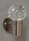 Vintage Wandlampe aus Murano Kunstglas & Stahl, 1980 1
